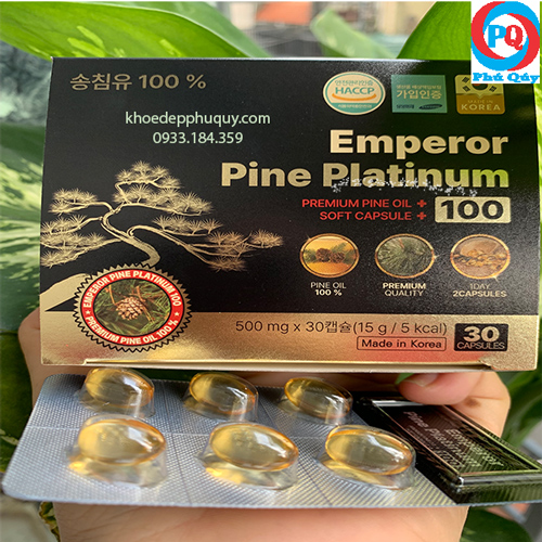 tinh dầu thông đỏ Emperor Pine Platium Hàn Quốc